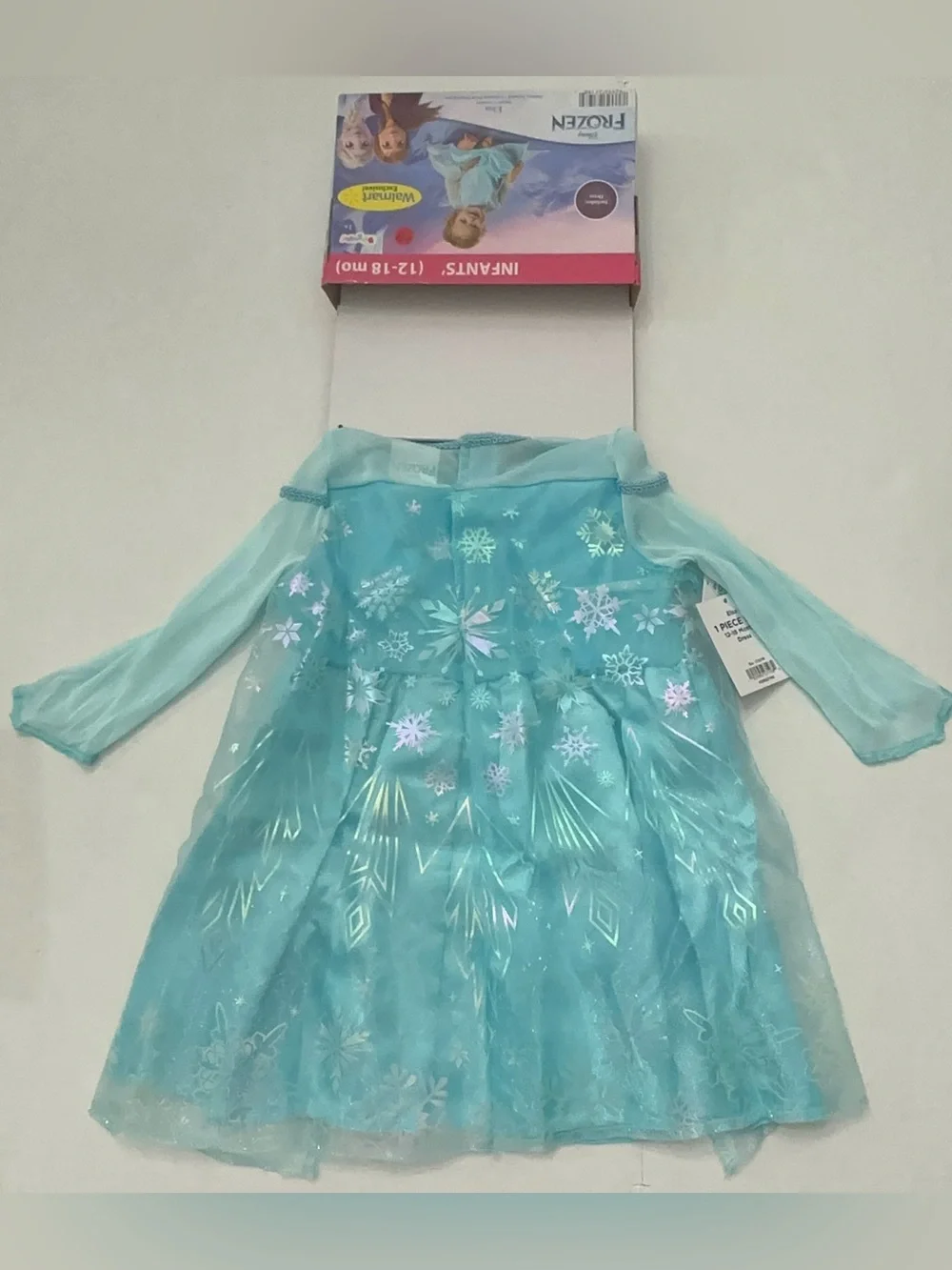 New 12-18 Months Disney Frozen Elsa Dress Up Infant Costume Halloween